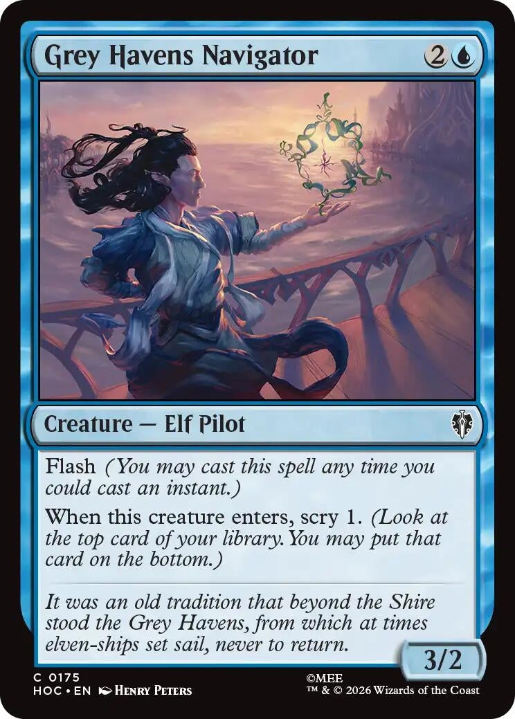 Image for Grey Havens Navigator (175) (HOC) - Magic: The Gathering