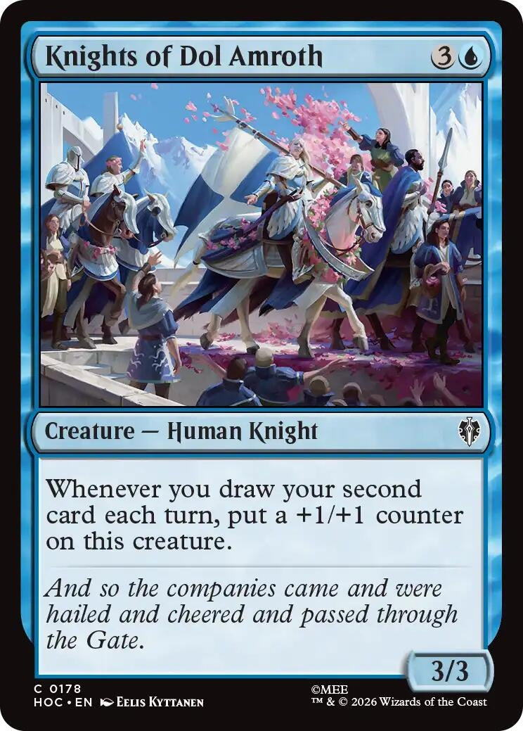 Image for Knights of Dol Amroth (178) (HOC) - Magic: The Gathering