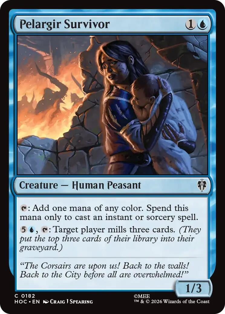 Image for Pelargir Survivor (182) (HOC) - Magic: The Gathering