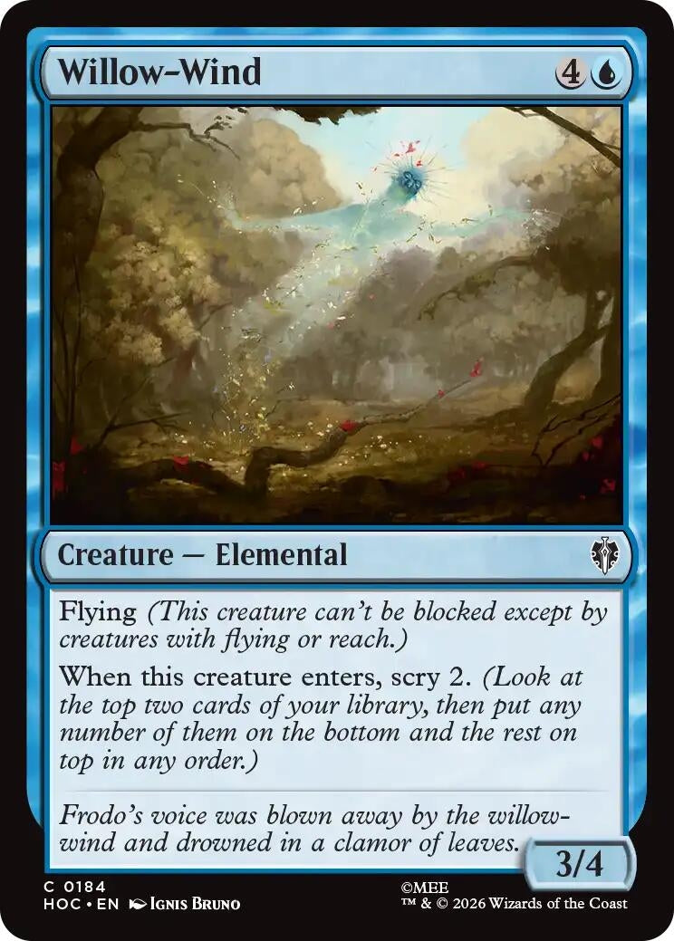 Image for Willow-Wind (184) (HOC) - Magic: The Gathering