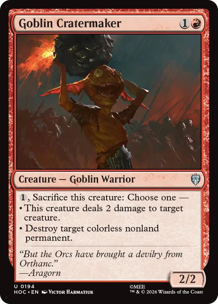 Image for Goblin Cratermaker (194) (HOC) - Magic: The Gathering