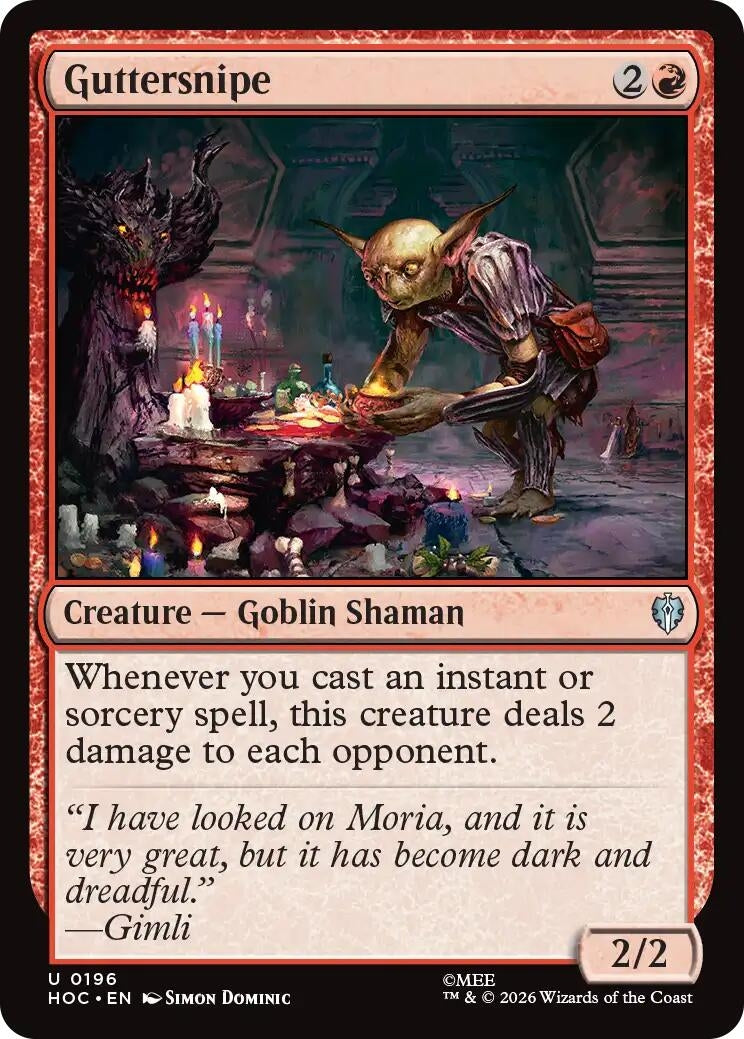 Image for Guttersnipe (196) (HOC) - Magic: The Gathering