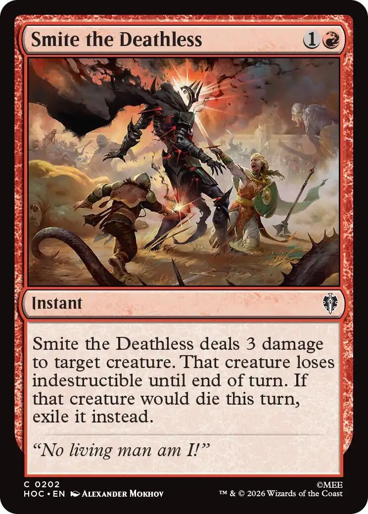 Image for Smite the Deathless (202) (HOC) - Magic: The Gathering