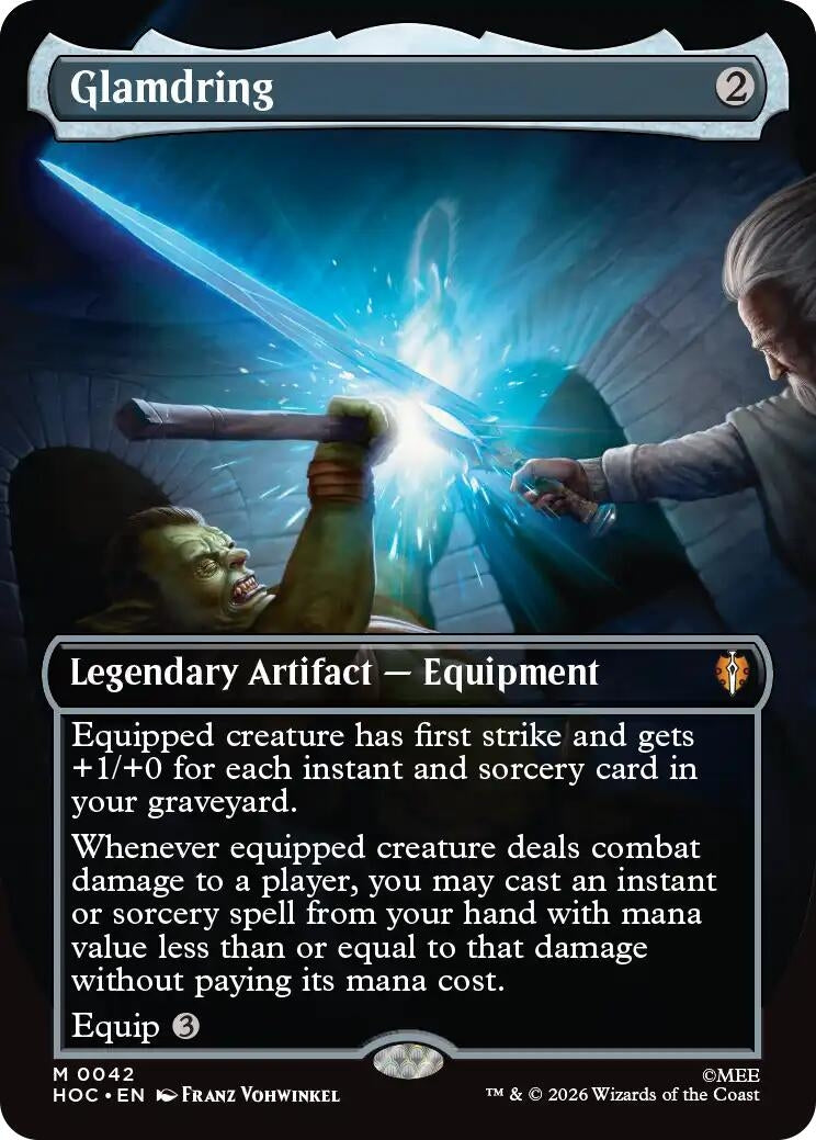 Image for Glamdring (Borderless) (42) (HOC) - Magic: The Gathering