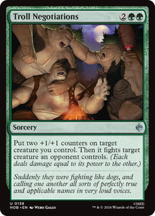 Image for Troll Negotiations (138) (HOB) - Magic: The Gathering