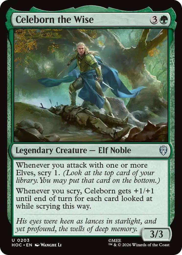 Image for Celeborn the Wise (203) (HOC) - Magic: The Gathering