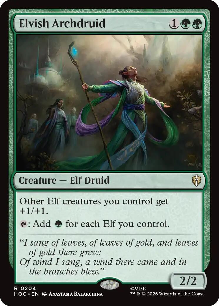 Image for Elvish Archdruid (204) (HOC) - Magic: The Gathering