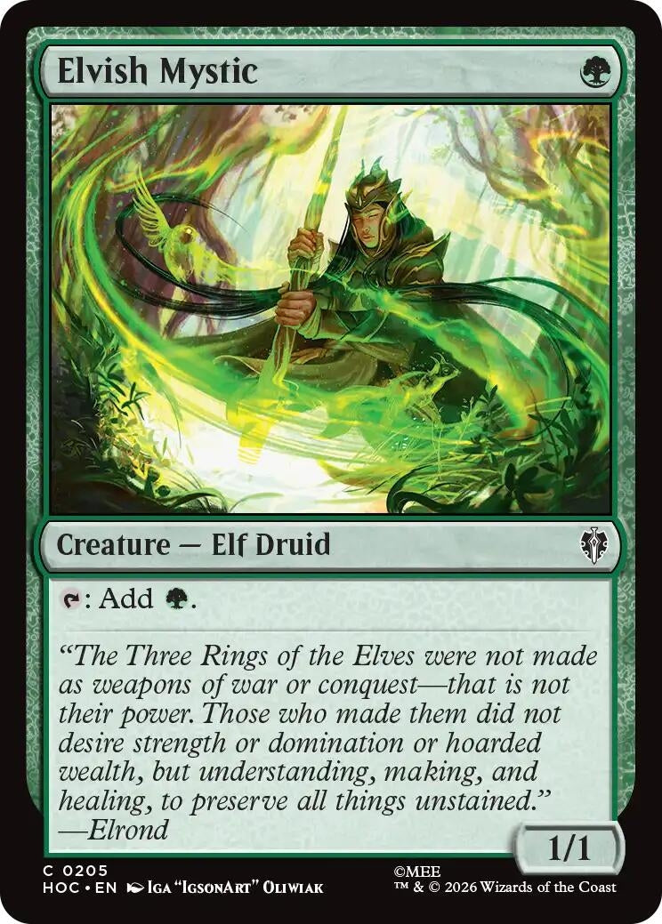 Image for Elvish Mystic (205) (HOC) - Magic: The Gathering