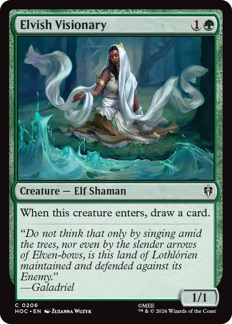 Image for Elvish Visionary (206) (HOC) - Magic: The Gathering