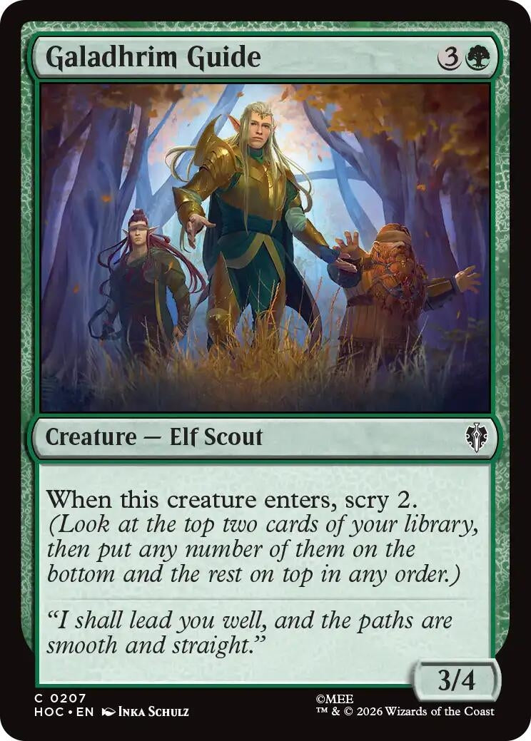 Image for Galadhrim Guide (207) (HOC) - Magic: The Gathering
