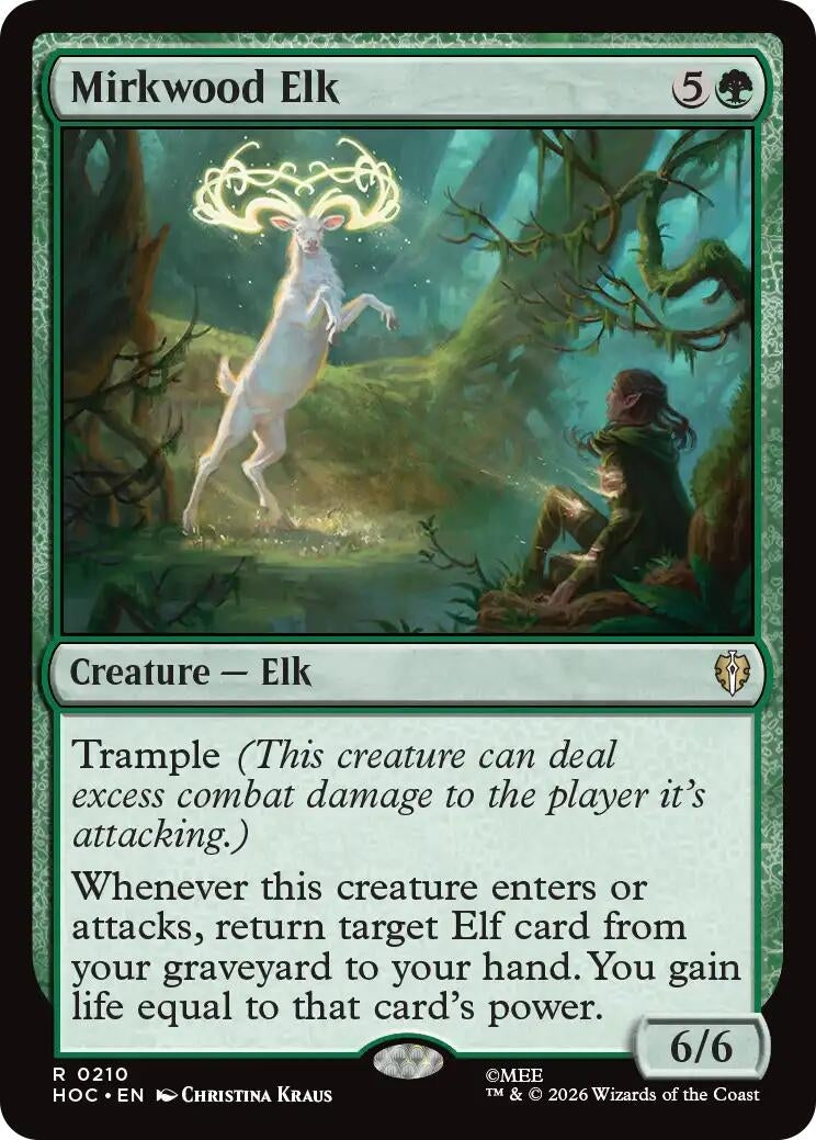 Image for Mirkwood Elk (210) (HOC) - Magic: The Gathering