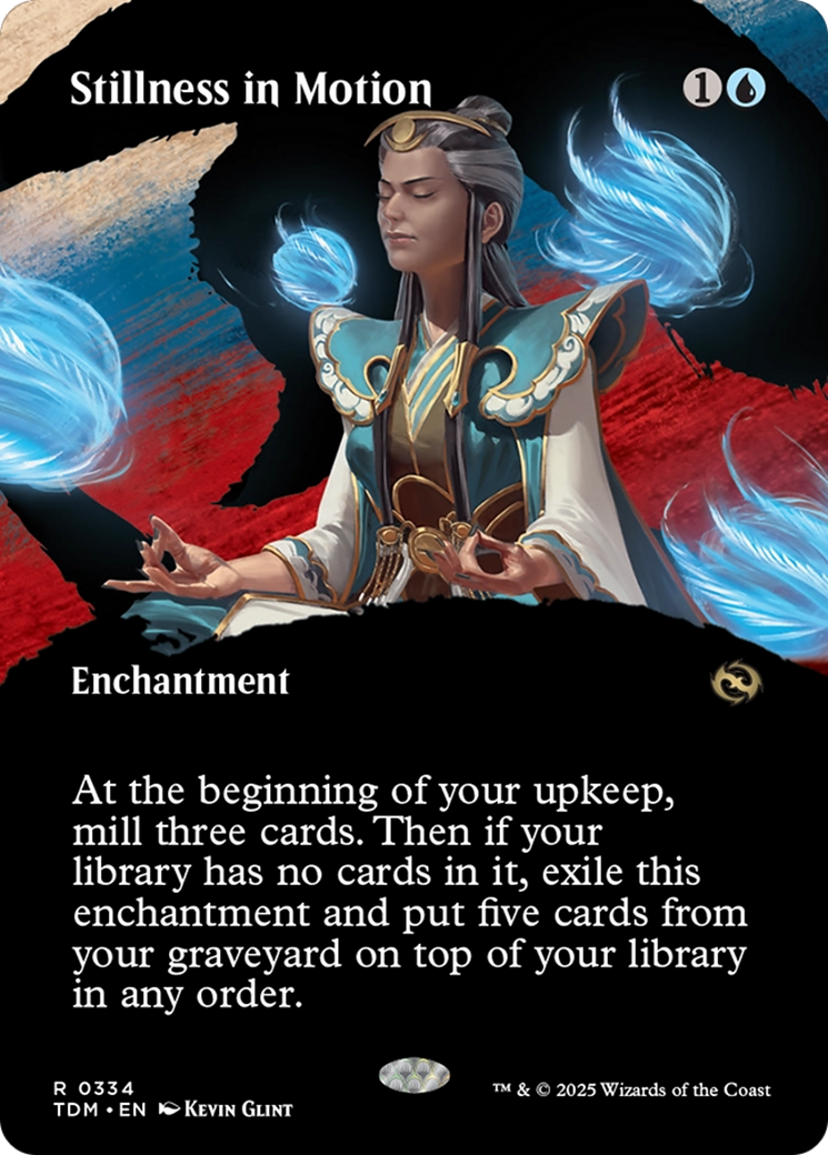 Stillness in Motion (Borderless) [Tarkir: Dragonstorm]