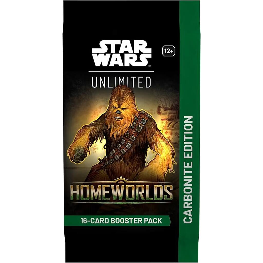 Image for Homeworlds Carbonite Edition - Booster Pack - Star Wars: Unlimited