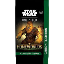 Image for Homeworlds Carbonite Edition - Booster Pack - Star Wars: Unlimited