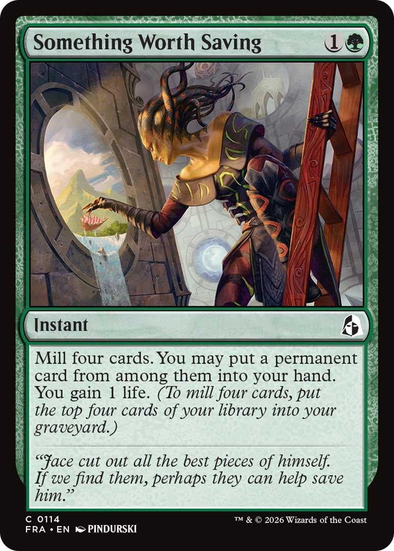 Image for Something Worth Saving (114) (FRA) - Magic: The Gathering