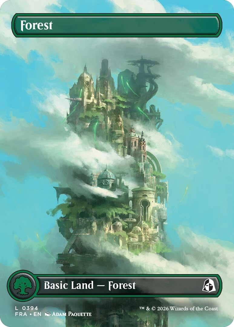 Image for Forest (Borderless) (0394) (394) (FRA) - Magic: The Gathering