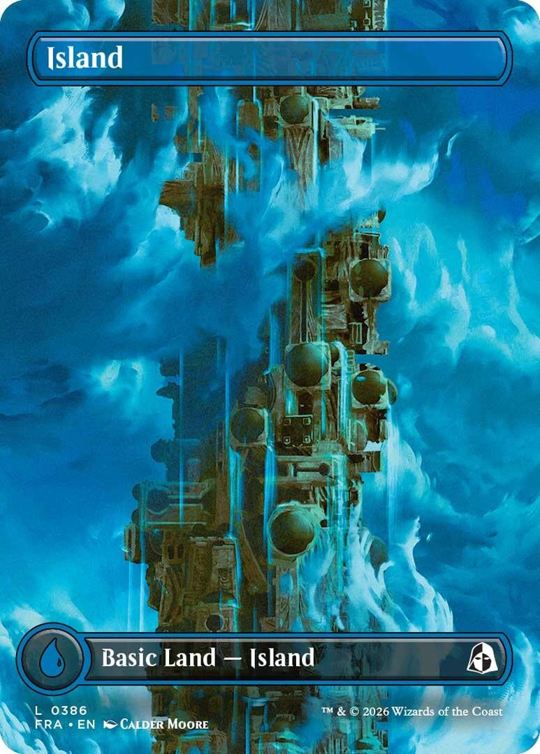 Image for Island (Borderless) (0386) (386) (FRA) - Magic: The Gathering