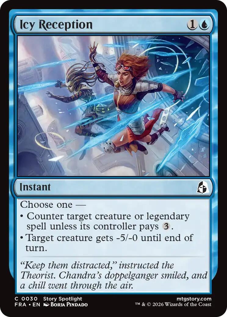 Image for Icy Reception (30) (FRA) - Magic: The Gathering