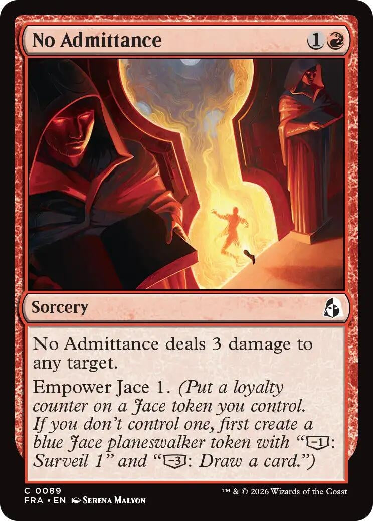 Image for No Admittance (89) (FRA) - Magic: The Gathering