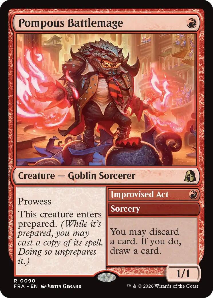 Image for Pompous Battlemage (90) (FRA) - Magic: The Gathering