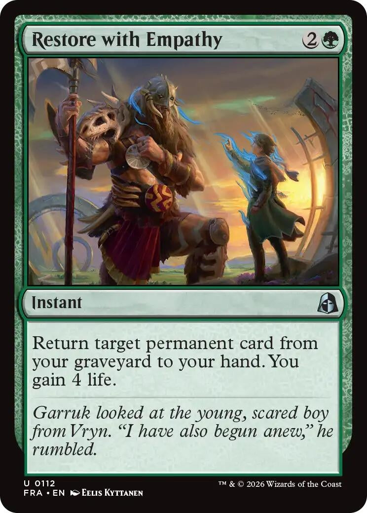 Image for Restore with Empathy (112) (FRA) - Magic: The Gathering