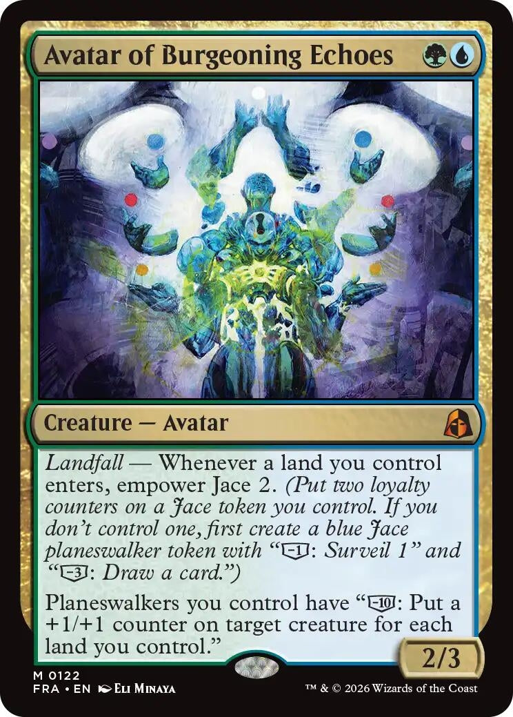 Image for Avatar of Burgeoning Echoes (122) (FRA) - Magic: The Gathering