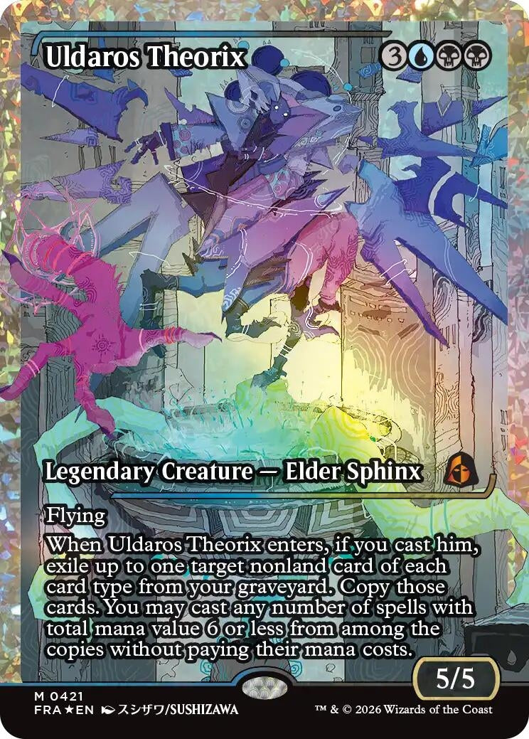 Image for Uldaros Theorix (Showcase) (Fracture Foil) (0421) (421) (FRA) - Magic: The Gathering