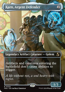 Image for Karn, Argent Defender (Borderless) (320) (FRA) - Magic: The Gathering
