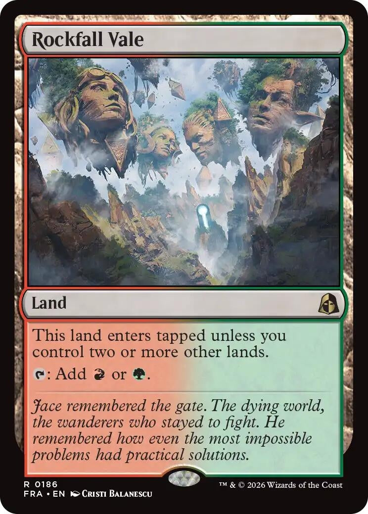 Image for Rockfall Vale (186) (FRA) - Magic: The Gathering