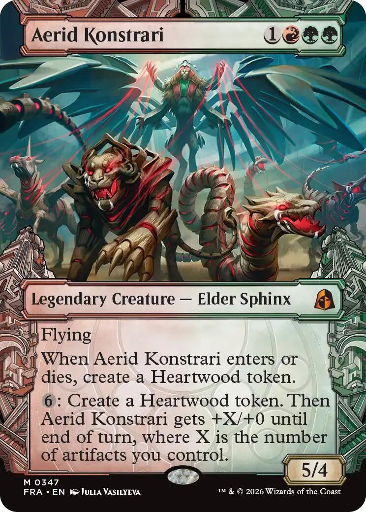 Image for Aerid Konstrari (Showcase) (0347) (347) (FRA) - Magic: The Gathering