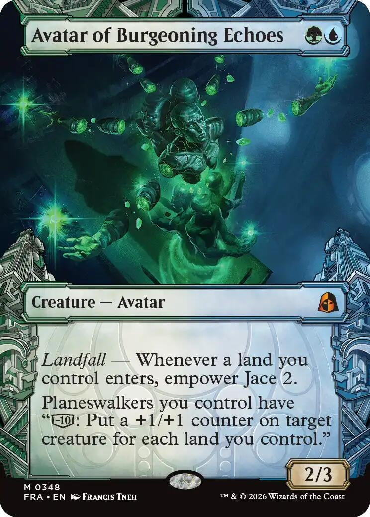 Image for Avatar of Burgeoning Echoes (Showcase) (0348) (348) (FRA) - Magic: The Gathering