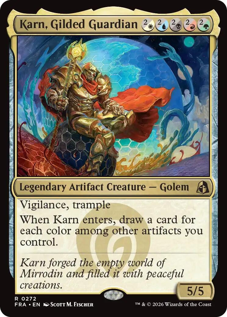 Image for Karn, Gilded Guardian (272) (FRA) - Magic: The Gathering