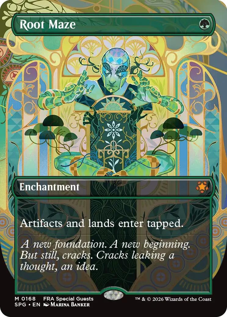 Image for Root Maze (Borderless) (168) (SPG) - Magic: The Gathering