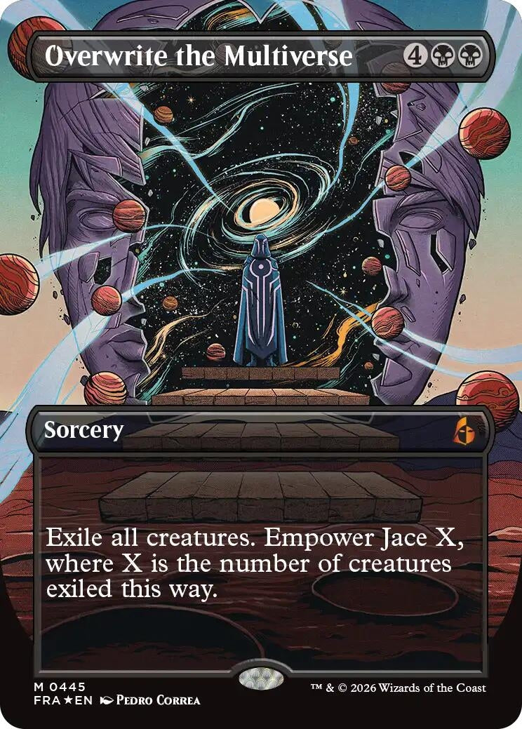 Image for Overwrite the Multiverse (Borderless) (445) (FRA) - Magic: The Gathering
