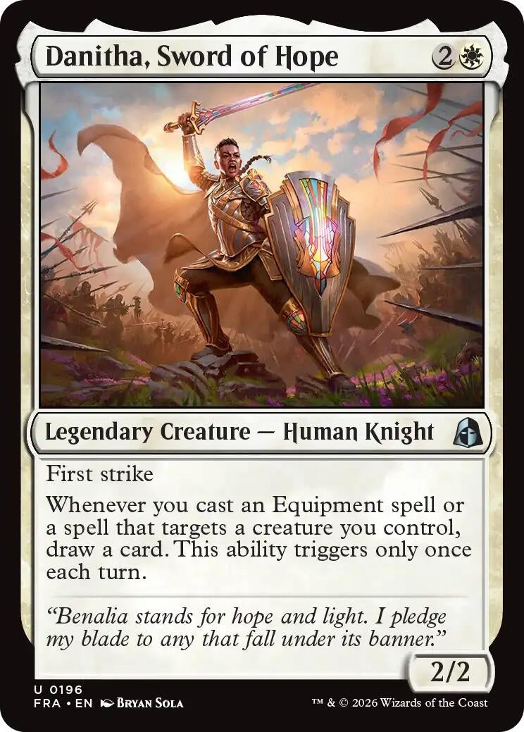 Image for Danitha, Sword of Hope (196) (FRA) - Magic: The Gathering