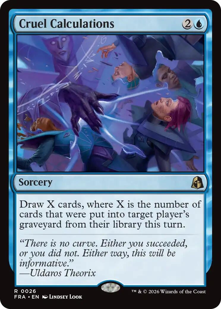 Image for Cruel Calculations (26) (FRA) - Magic: The Gathering