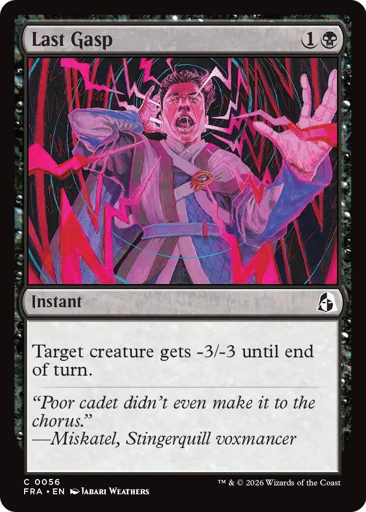 Image for Last Gasp (56) (FRA) - Magic: The Gathering