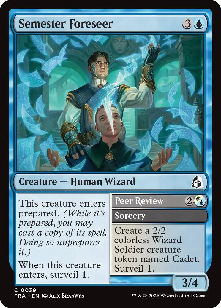 Image for Semester Foreseer (39) (FRA) - Magic: The Gathering