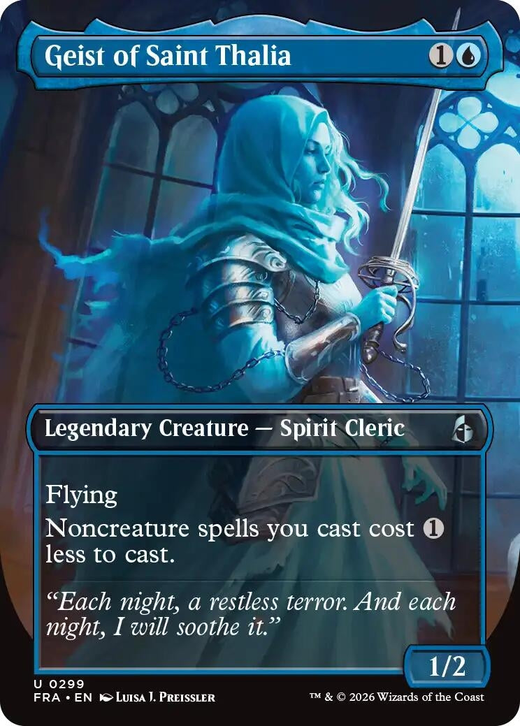 Image for Geist of Saint Thalia (Borderless) (299) (FRA) - Magic: The Gathering