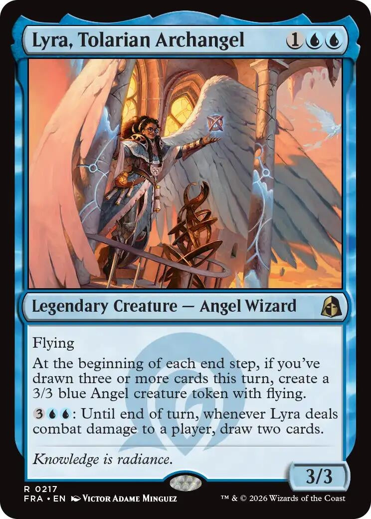 Image for Lyra, Tolarian Archangel (217) (FRA) - Magic: The Gathering