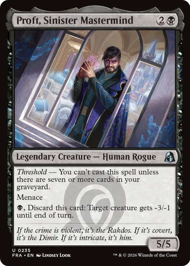 Image for Proft, Sinister Mastermind (235) (FRA) - Magic: The Gathering