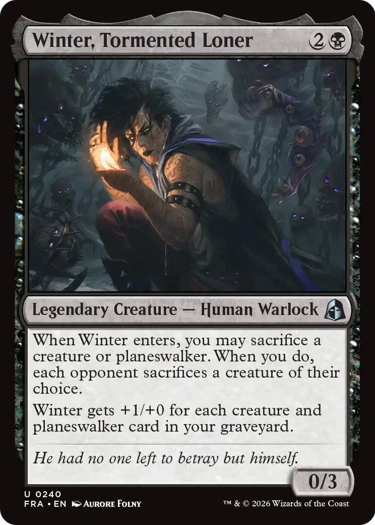 Image for Winter, Tormented Loner (240) (FRA) - Magic: The Gathering
