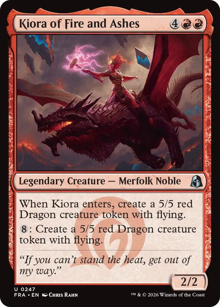 Image for Kiora of Fire and Ashes (247) (FRA) - Magic: The Gathering