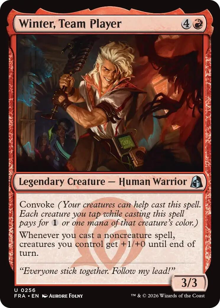 Image for Winter, Team Player (256) (FRA) - Magic: The Gathering