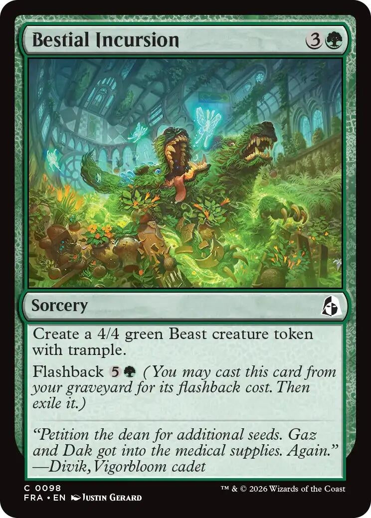Image for Bestial Incursion (98) (FRA) - Magic: The Gathering