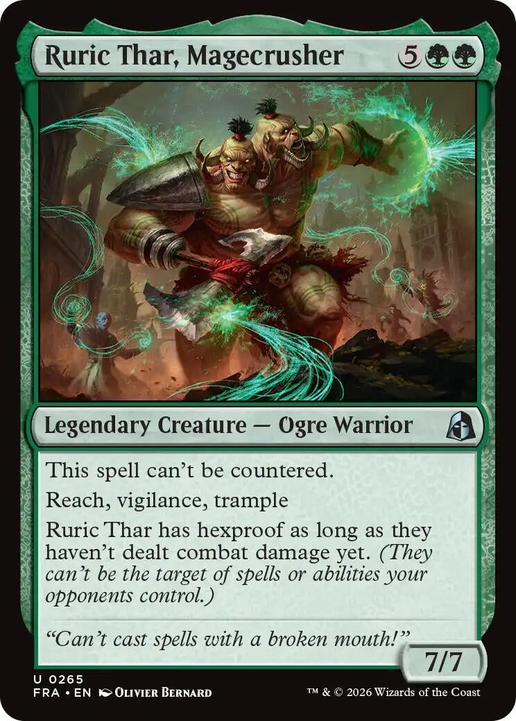 Image for Ruric Thar, Magecrusher (265) (FRA) - Magic: The Gathering