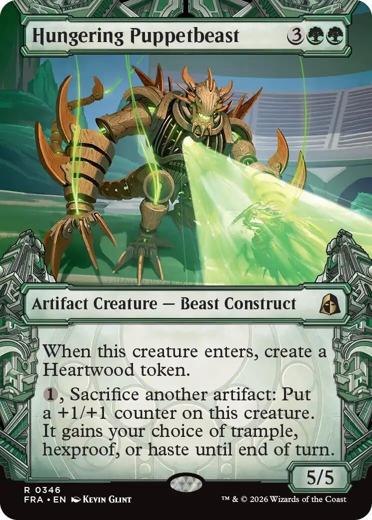 Image for Hungering Puppetbeast (Showcase) (346) (FRA) - Magic: The Gathering