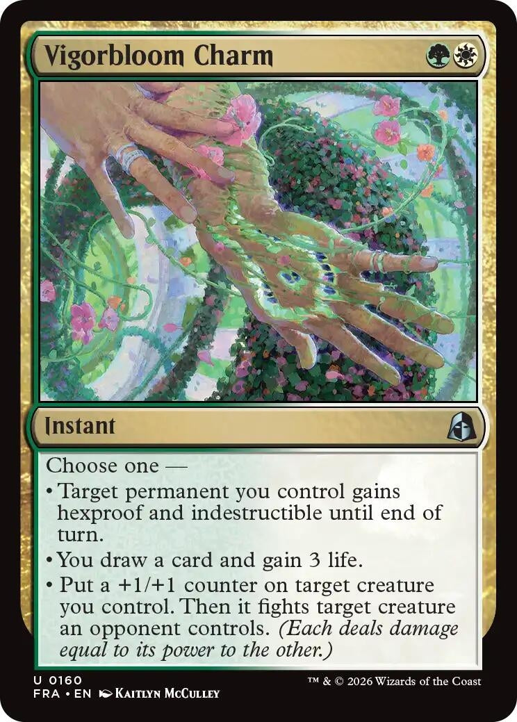 Image for Vigorbloom Charm (160) (FRA) - Magic: The Gathering