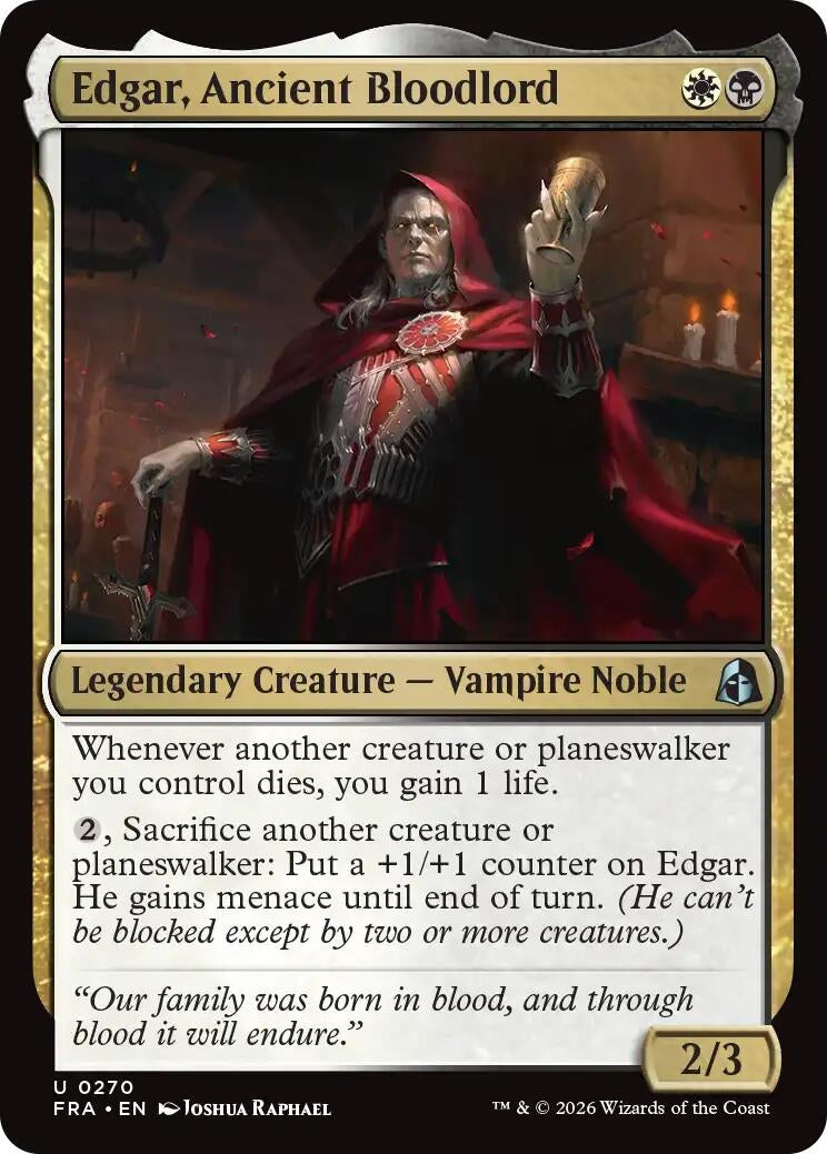 Image for Edgar, Ancient Bloodlord (270) (FRA) - Magic: The Gathering