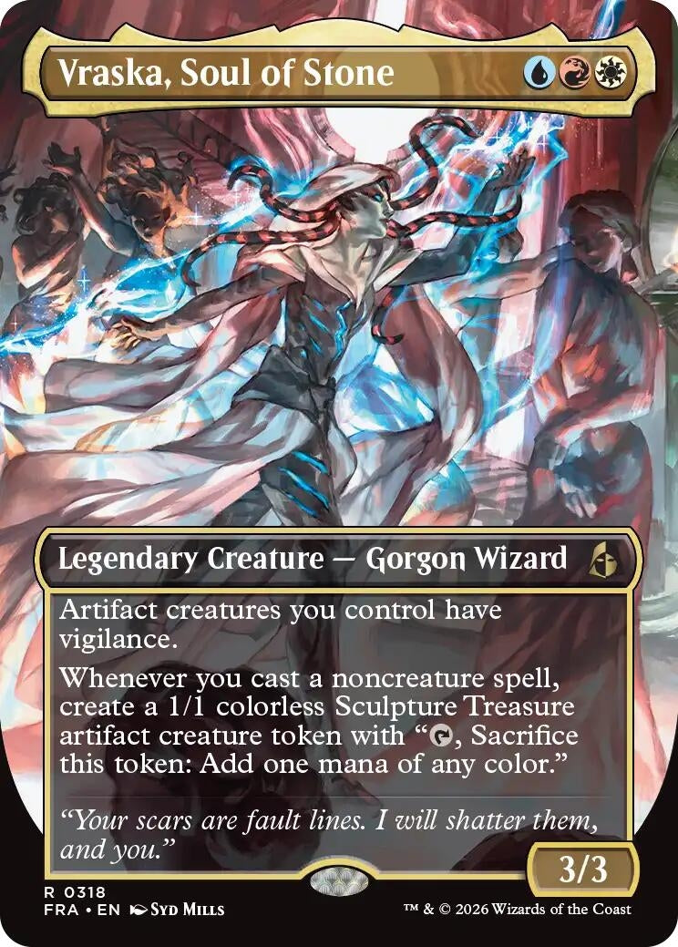 Image for Vraska, Soul of Stone (Borderless) (318) (FRA) - Magic: The Gathering